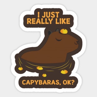 capybaras,ok Sticker